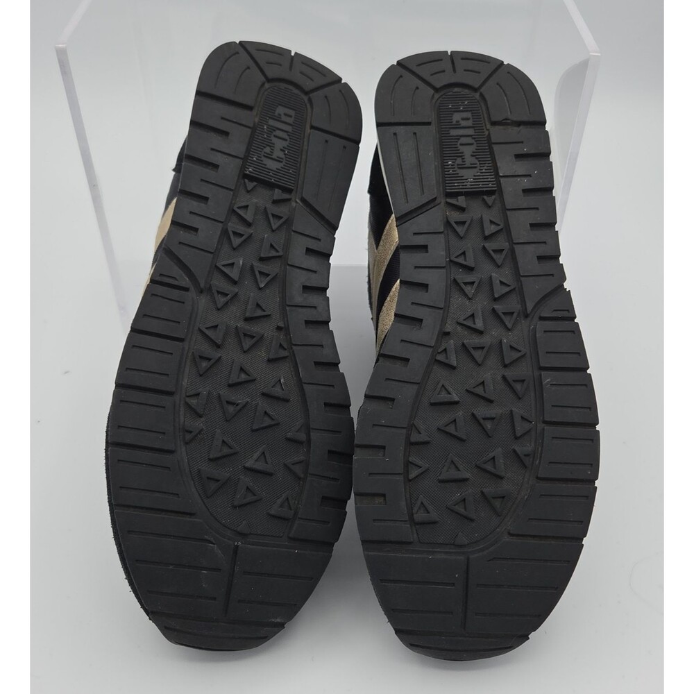 Gola Daytona Mirror Womens Black Gold Sneakers Retro Running Shoes Size 8 - Picture 7 of 8